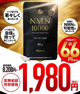 NMN10000 お試し 1980円 明治薬品